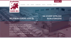 Desktop Screenshot of europe-vans.com