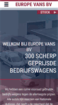 Mobile Screenshot of europe-vans.com